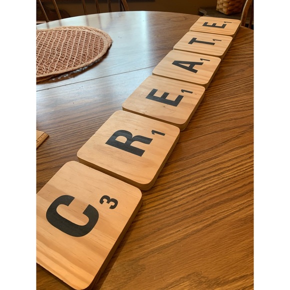 Accents Create Wall Hanging Scrabble Tiles 55 Poshmark